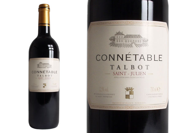 CONNETABLE TALBOT rouge 1998, Second vin du Château Talbot