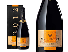 Champagne Veuve Clicquot Vintage 2012 sous étui