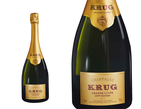 Champagne Krug grande cuvée édition 170 avec étui