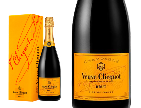 Champagne Veuve Clicquot Brut Carte Jaune sous étui
