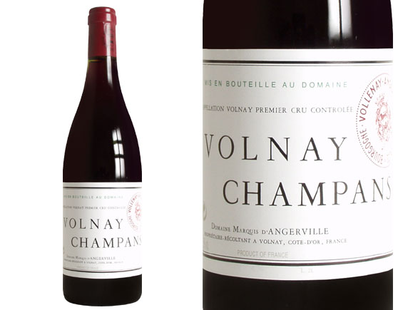 DOMAINE MARQUIS D'ANGERVILLE VOLNAY 1er cru CHAMPANS rouge 2005
