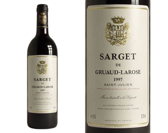 SARGET DE GRUAUD-LAROSE rouge 1997