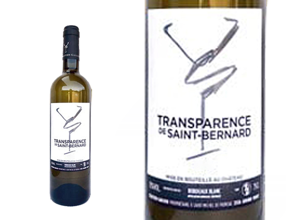 Château Saint Bernard Transparence de Saint Bernard Bordeaux Blanc 2018