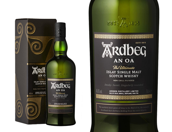 Whisky Ardbeg An Oa Sous Étui