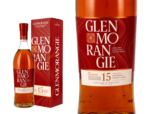 Whisky Glenmorangie The Lasanta 15 ans sous étui