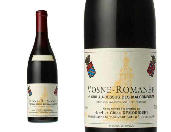 Henri Et Gilles Remoriquet Vosne 1er Cru Au Dessus De Malconsort 2018