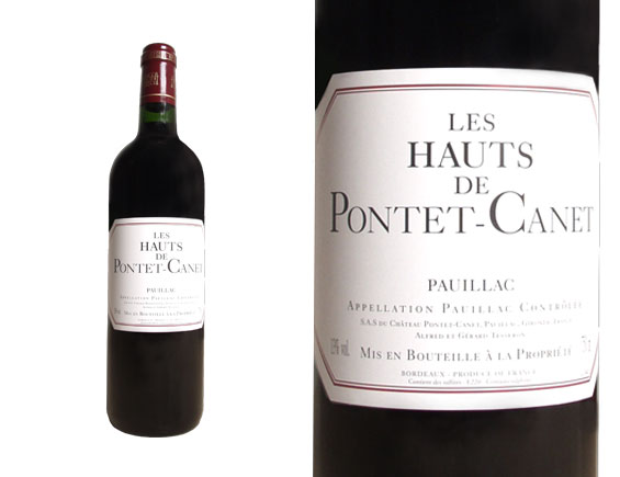 CHÂTEAU LES HAUTS DE PONTET 2007 rouge, Second vin de Pontet Canet