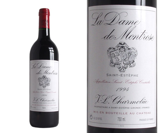 LA DAME DE MONTROSE rouge 1994, Second vin du Château Montrose