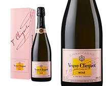 Champagne Veuve Clicquot rosé sous étui